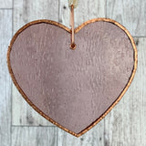 Leaving You My Heart Handmade Memorial Stained Glass Heart
