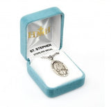St Stephen SS Large Oval Necklace