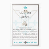 Petite Scapular Necklace Gold or Silver