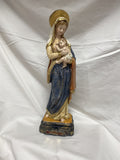 16" OLO Good Health Hand Painted Statue on Pedestal