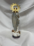 11"  Immaculate Conception Hand Painted Statue
