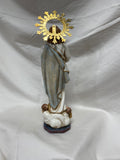 10"  Immaculate Conception Hand Painted Statue