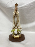 8" OLO Fatima Hand Painted Statue