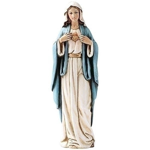 6" Immaculate Heart Of Mary Statue