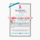 Pink Benedictine Blessing For A Cure Bracelet