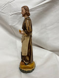 9" St Joseph the Worker Hand Painted Statue