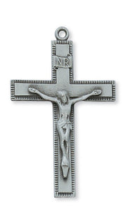 Pewter Crucifix 24 Inch Chain