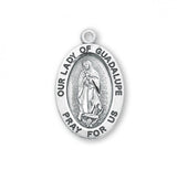 OLO Guadalupe SS Small Oval Necklace 18 Inch Chain