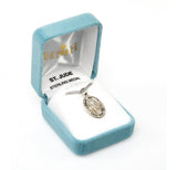SS St Jude Oval Necklace 20 Inch Chain