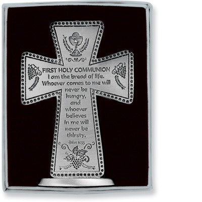 First Communion Standing Message Cross