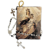 Woven Tapestry Icon Rosary Pouch