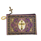 Woven Tapestry Icon Rosary Pouch