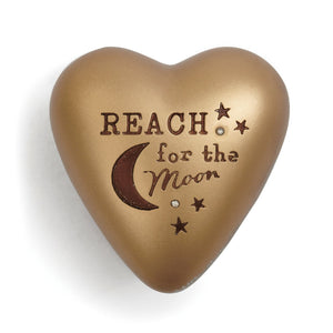 Reach For The Moon Art Heart Token