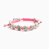 Pink Benedictine Blessing For A Cure Bracelet