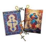 Woven Tapestry Icon Rosary Pouch