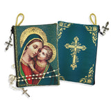 Woven Tapestry Icon Rosary Pouch