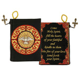 Woven Tapestry Icon Rosary Pouch
