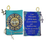 Woven Tapestry Icon Rosary Pouch