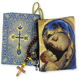 Woven Tapestry Icon Rosary Pouch