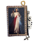 Woven Tapestry Icon Rosary Pouch