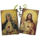 Woven Tapestry Icon Rosary Pouch