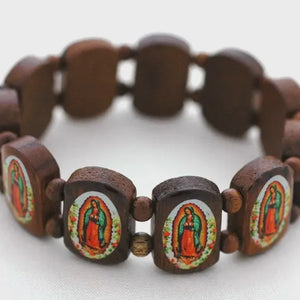 OLO Guadalupe Brazilian Wood Prayer Bead Bracelet