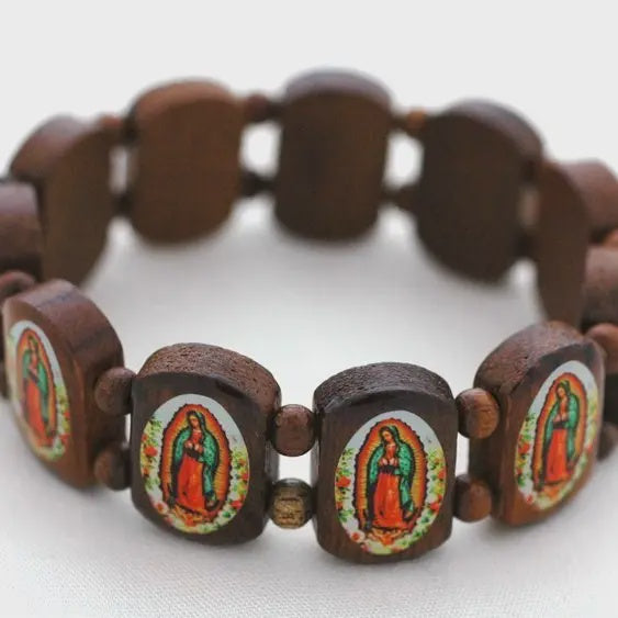 OLO Guadalupe Brazilian Wood Prayer Bead Bracelet