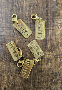 Faith Clip on Charm