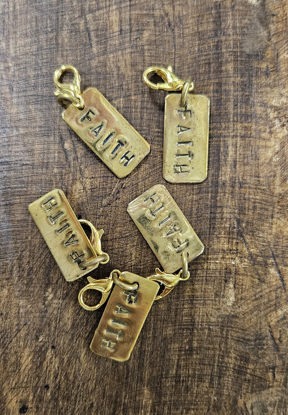 Faith Clip on Charm