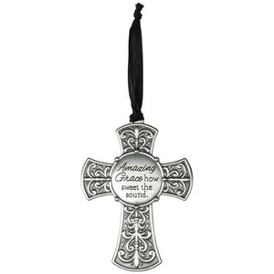Amazing Grace Gift Cross Ornament