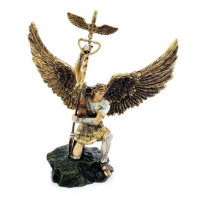 10" St Raphael the Archangel Hand Painted Statue