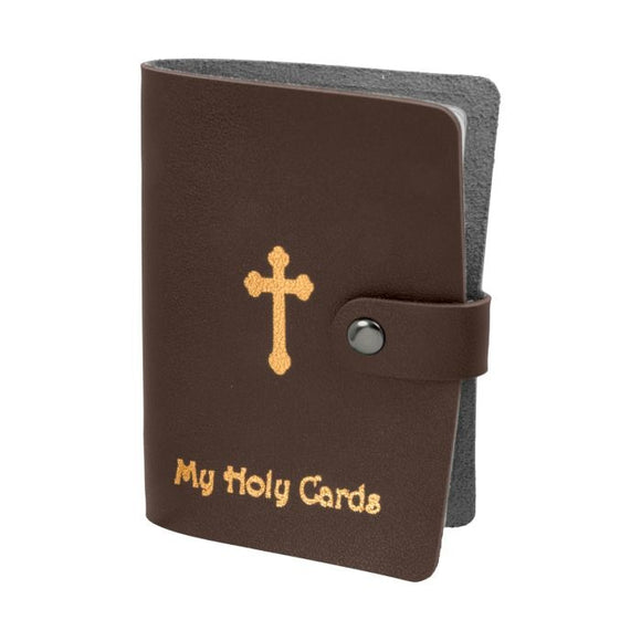 Leatherette My Holy Cards Holder