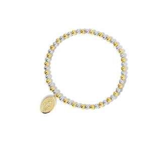 Miraculous Medal Bead Stretch Bracelet