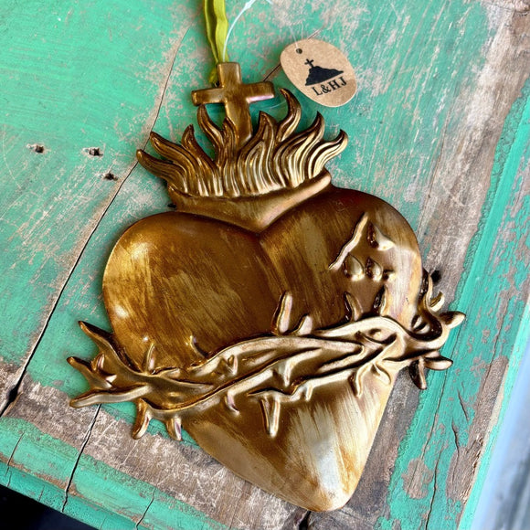 Sacred Heart of Jesus Metal Ornament