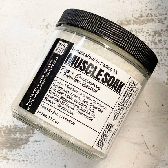 Dead Sea Bath Soak - Muscle Soak (Pine + Eucalyptus + Juniper Berry)