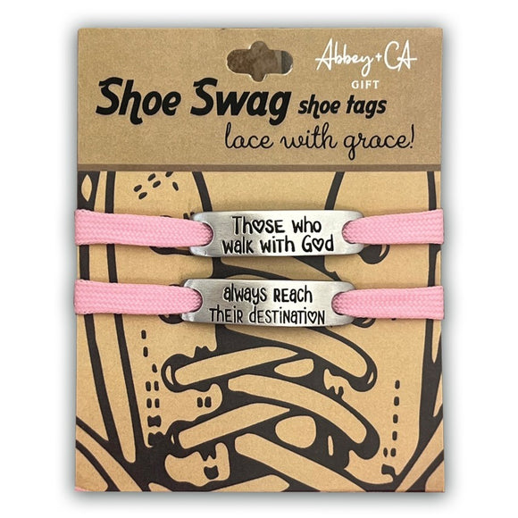 Shoe Swag Shoe Tag Pink - Those Who Walk With God