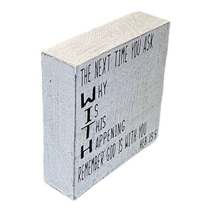 Inspirational Wooden Shelf Sitter