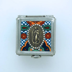 Our Lady of Guadalupe Small Tin Trinket Box