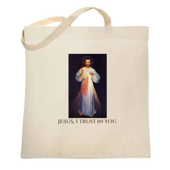 Devine Mercy Jesus I Trust in You Tote Bag