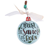 Christ The Savior is Born Round Ornament