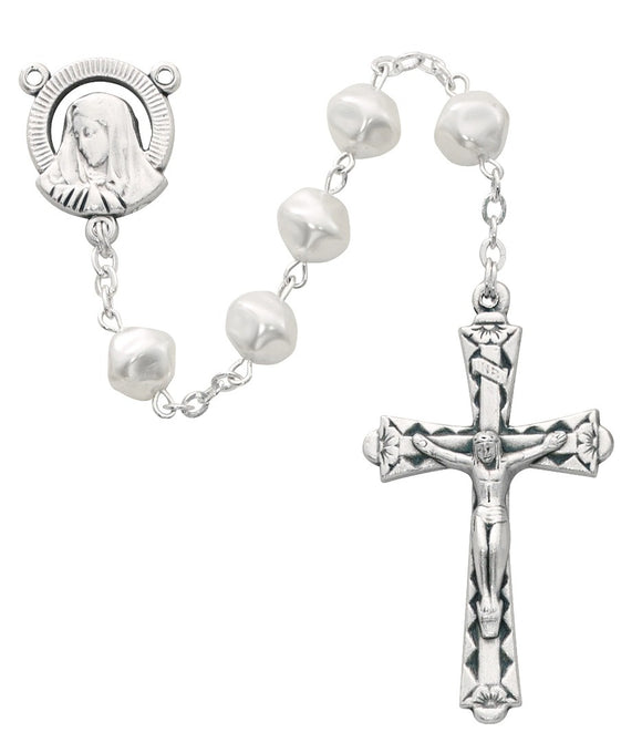 8mm Pearl Rosary