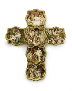 11" The Life of Jesus Wall Cross