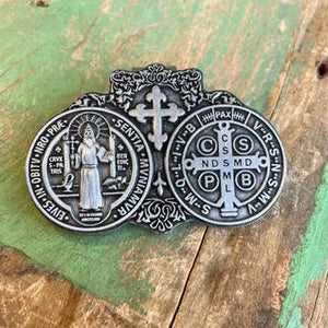 St Benedict Auto Visor Clip