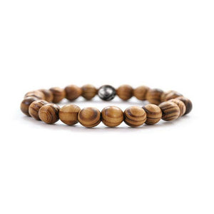 St Michael Men's Brigade Light Dutch Elm Wood Bracelet