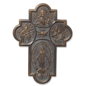 8.5" 4-Way Medal Wall Cross