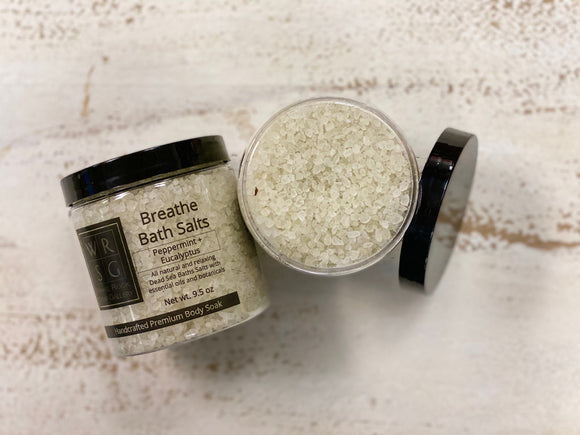 Dead Sea Bath Salts - Breathe (Peppermint + Eucalyptus)
