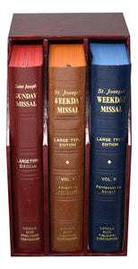 St. Joseph Daily And Sunday Missals: Large Type