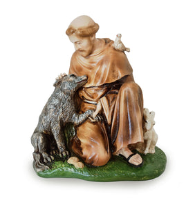 7" St Francis of Assisi Hand Painted Statue