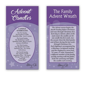 4 Piece Mini Advent Candle Set