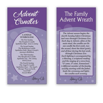 4 Piece Mini Advent Candle Set